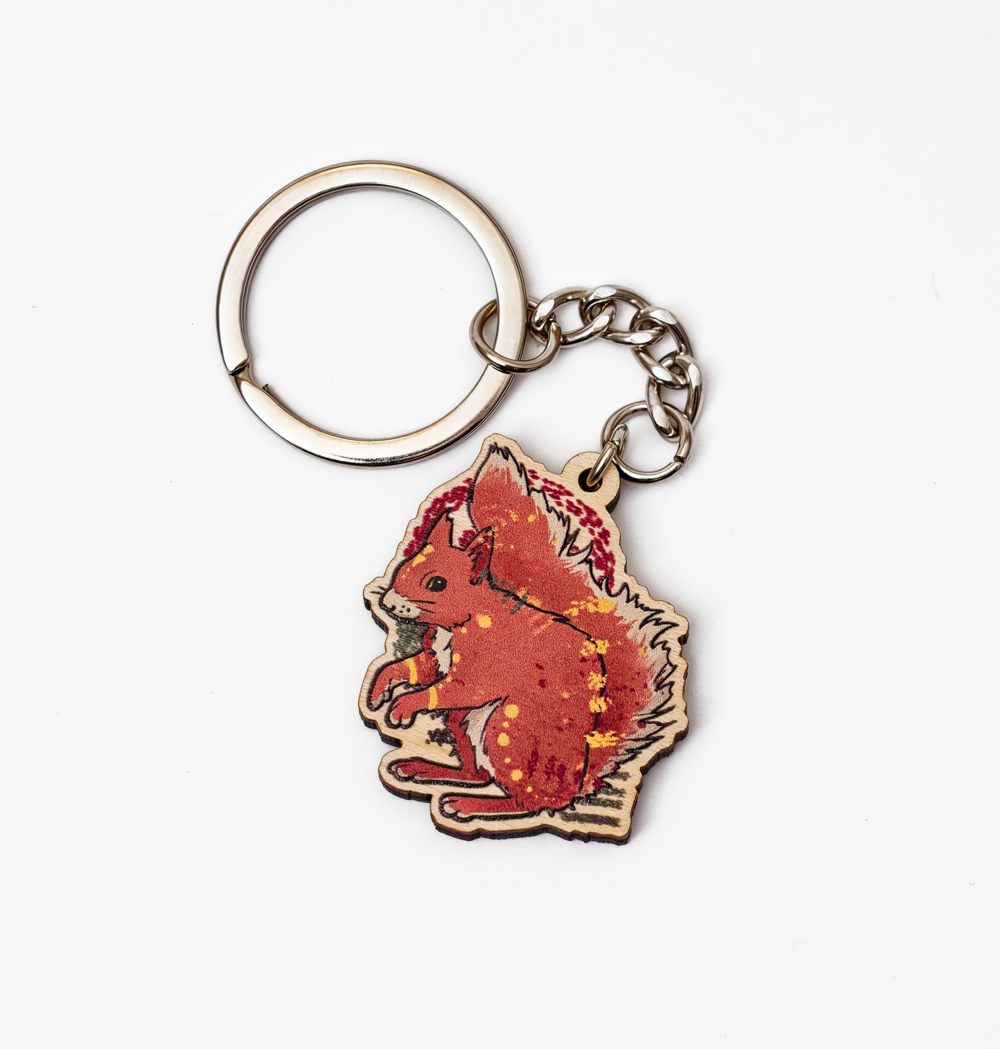 Animal Wood Keychains