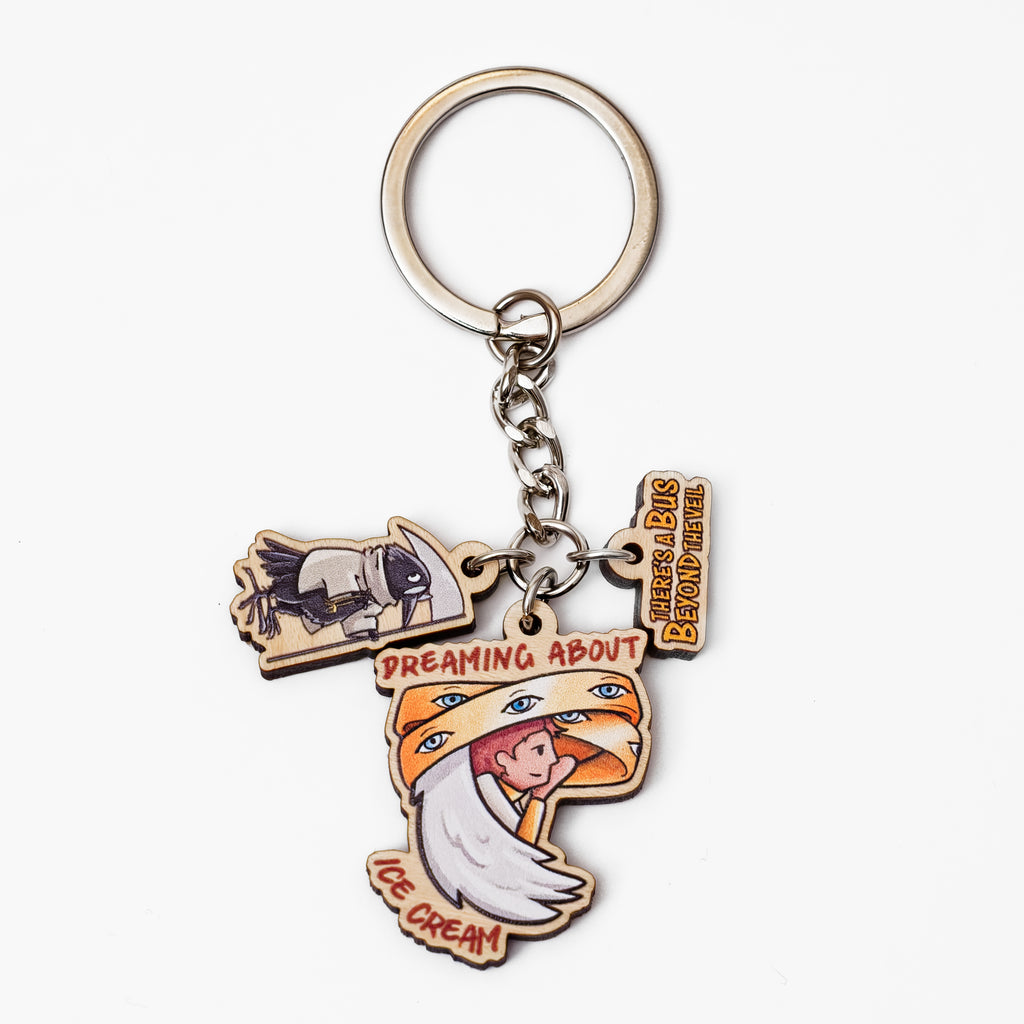 TABBTV Wood Keychains