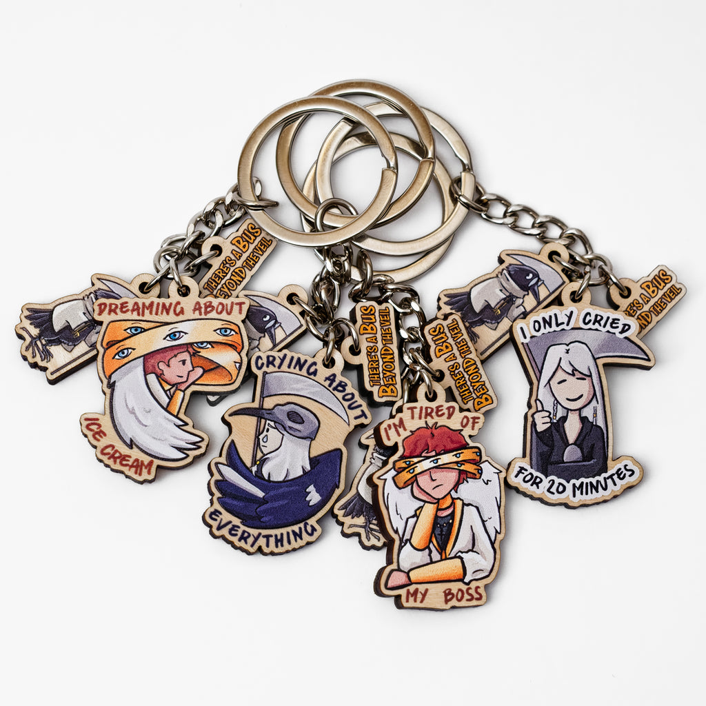 TABBTV Wood Keychains