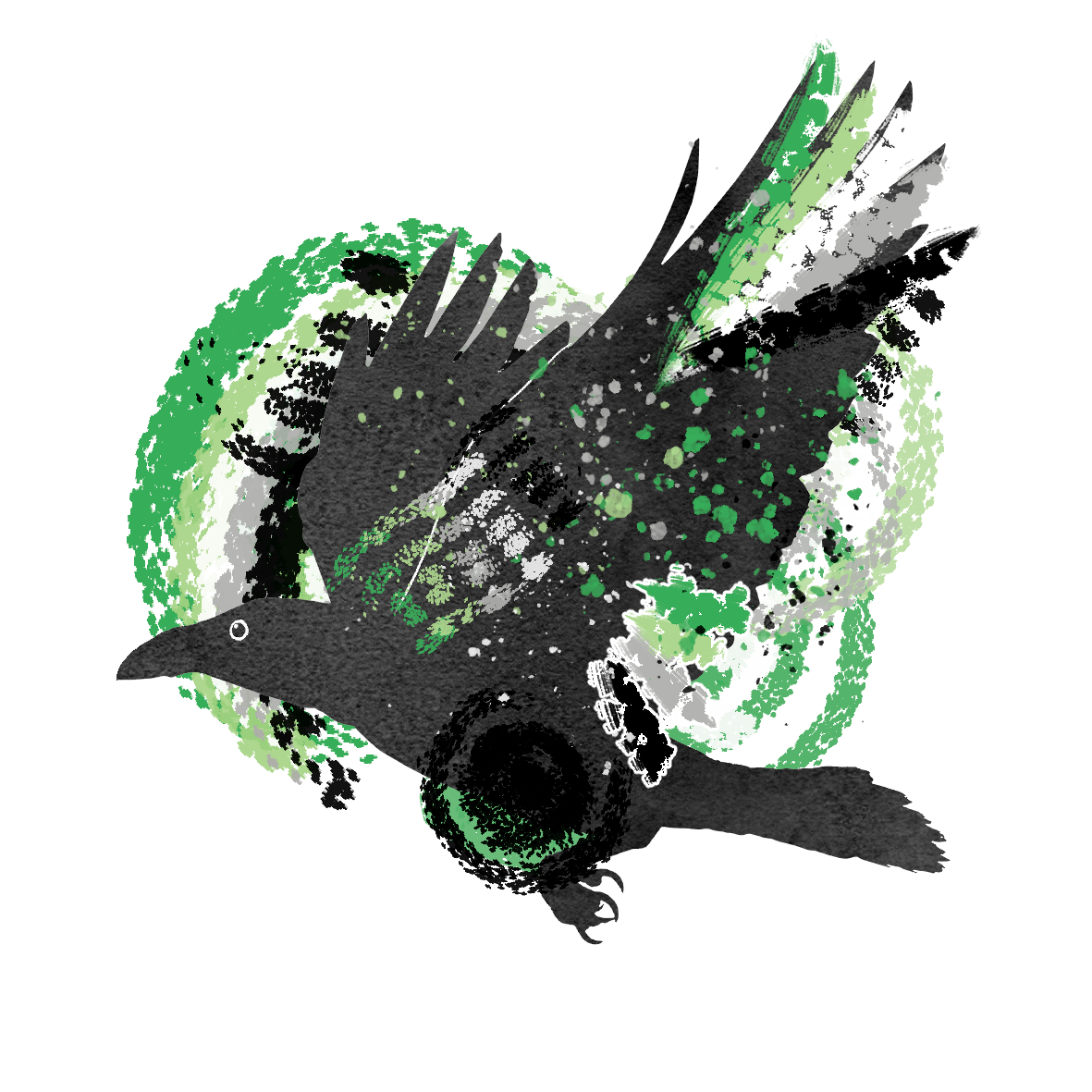 Crow Pride Stickers