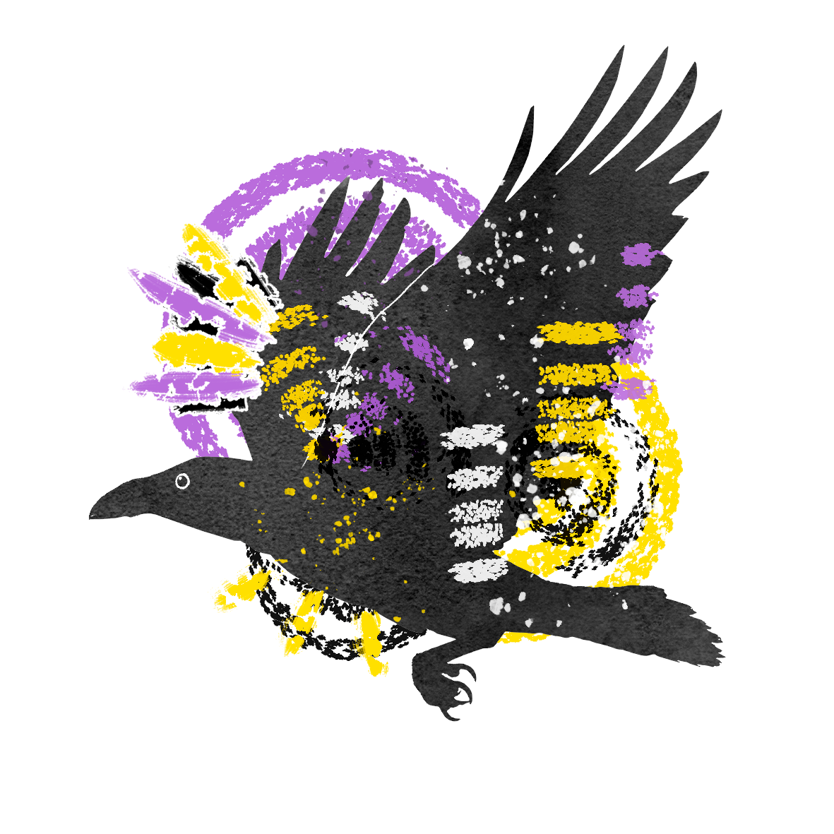Crow Pride Stickers