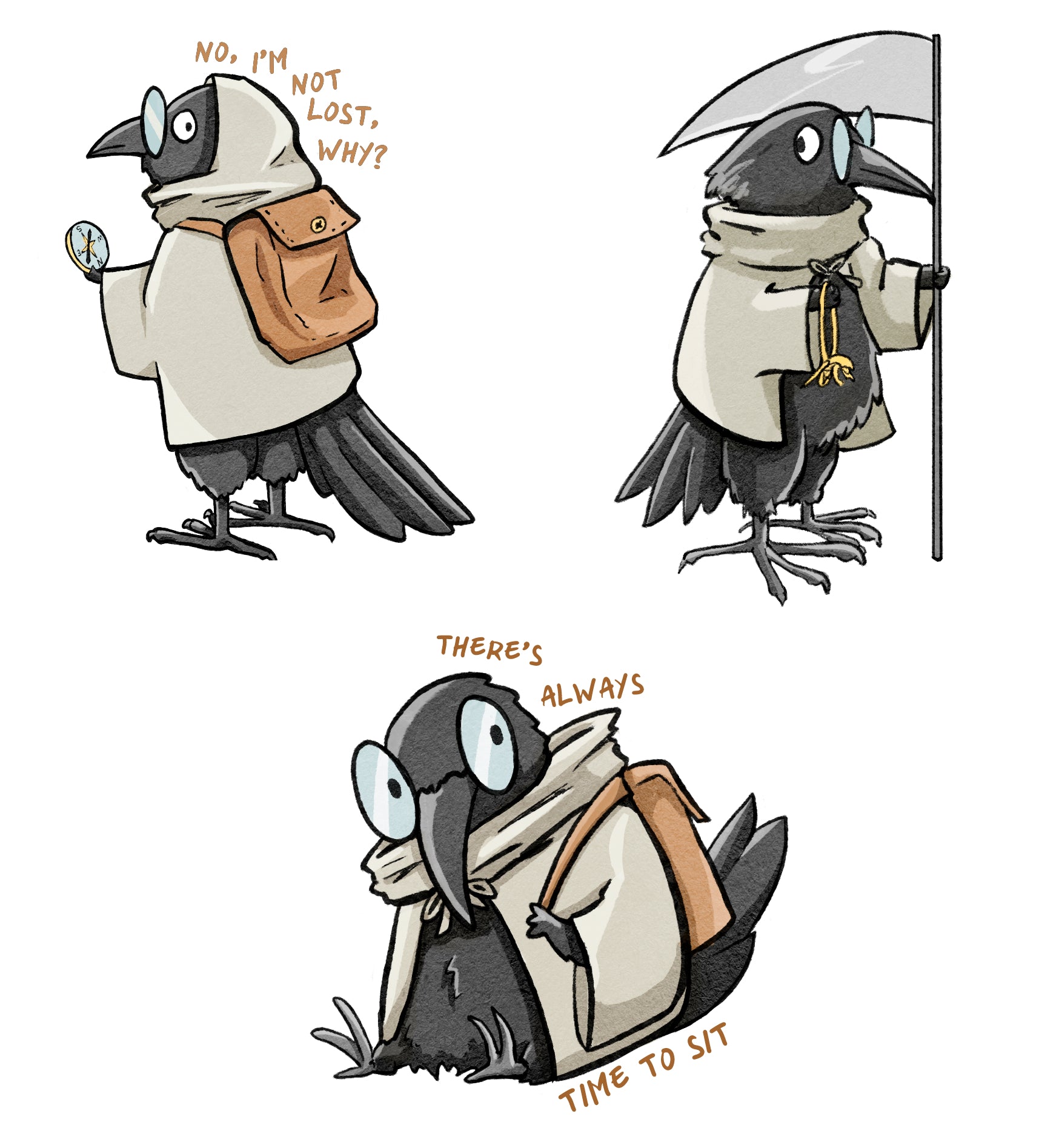 Crow Stickers