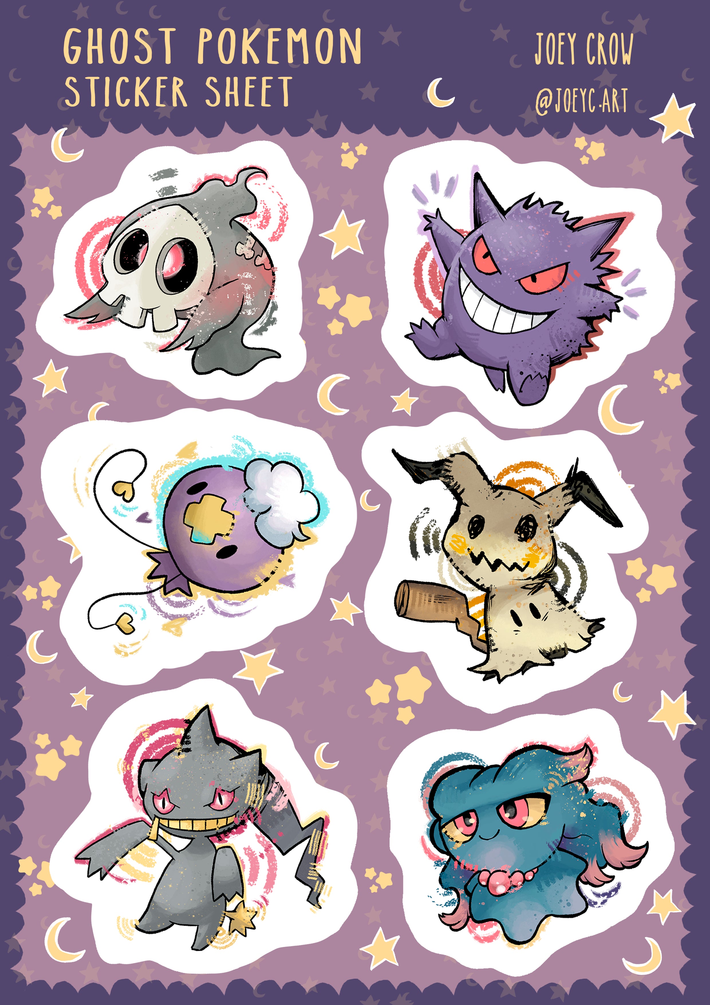 Pokemon Sticker Sheets