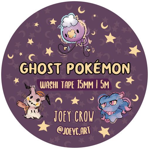 Ghost Pokemon Washi Tape