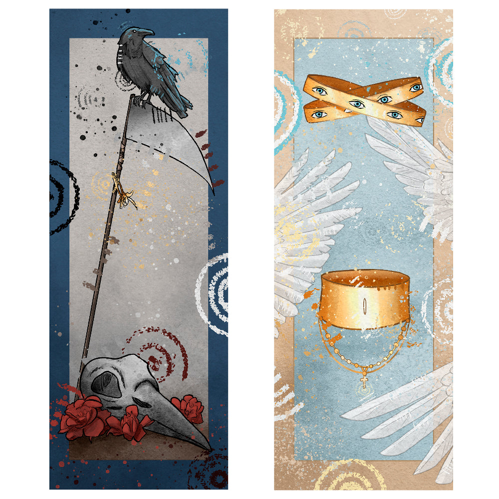 TABBTV Double Sided Bookmark | Reaper and Angel