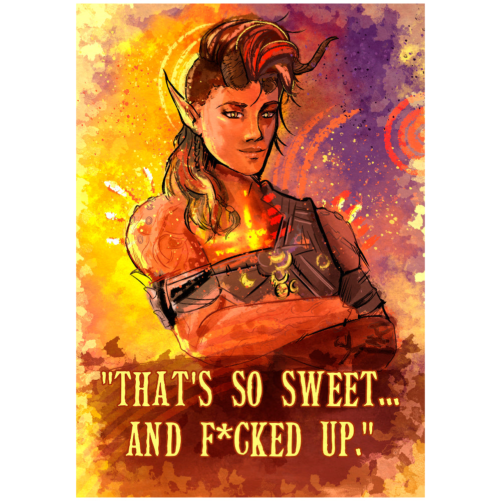 BG3 Art Print | Karlach