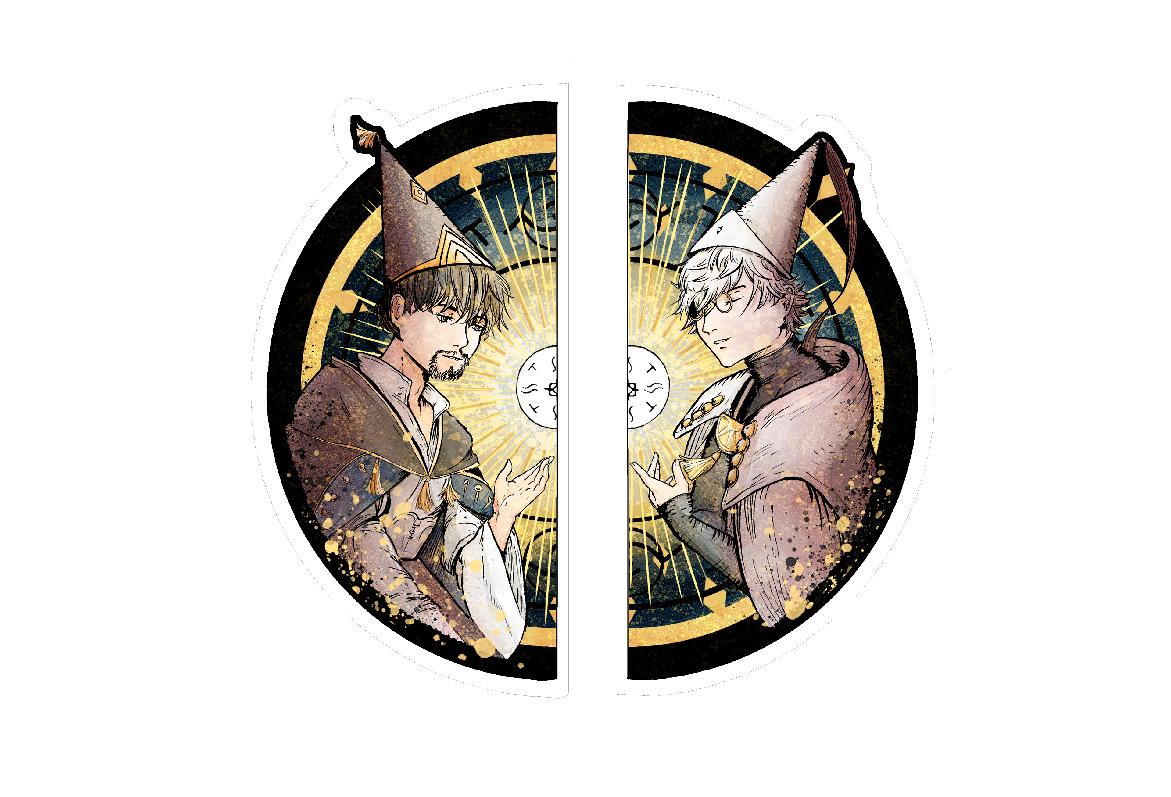 Witch Hat Atelier Magnetic Wooden Keychain