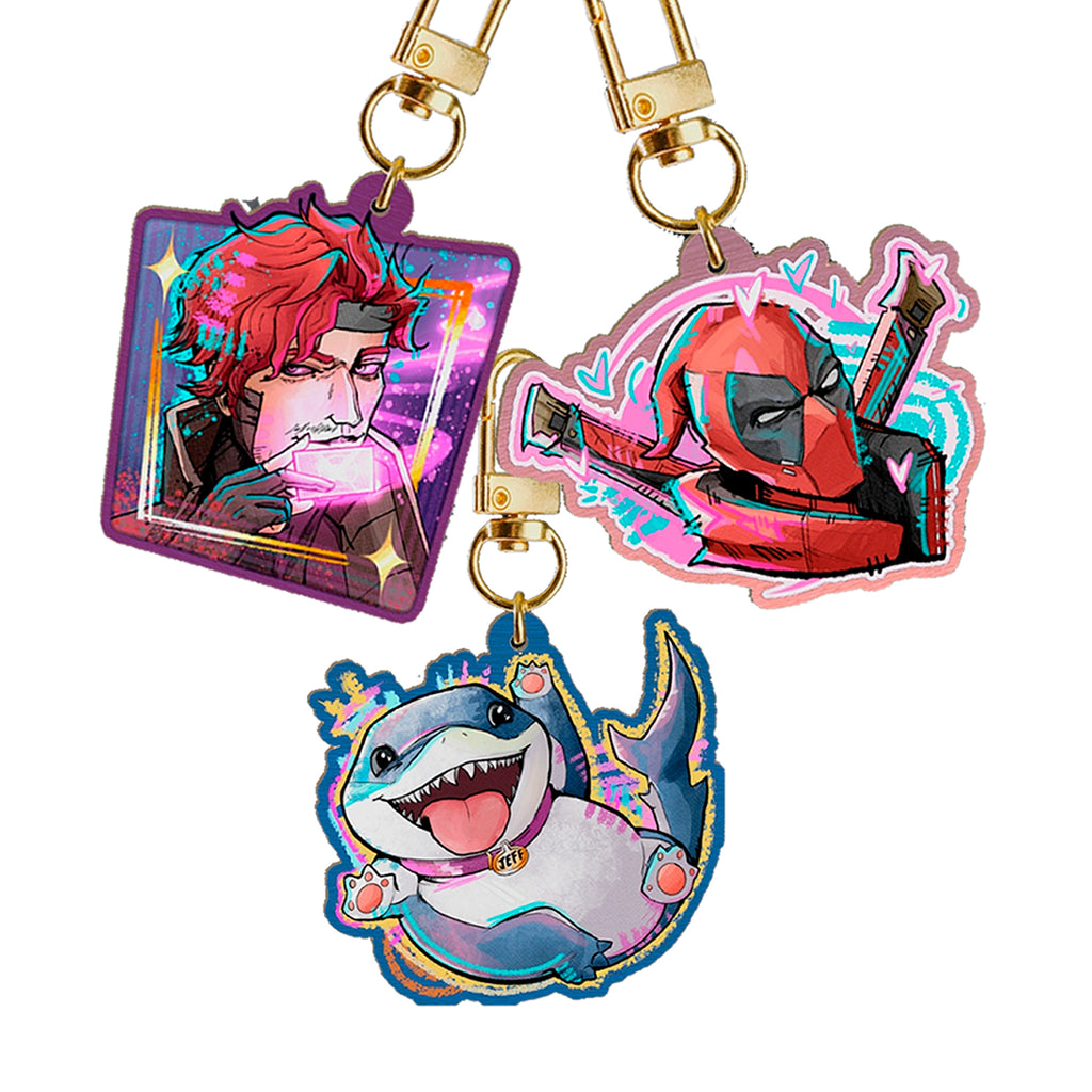 Marvel Rivals Wooden Keychains