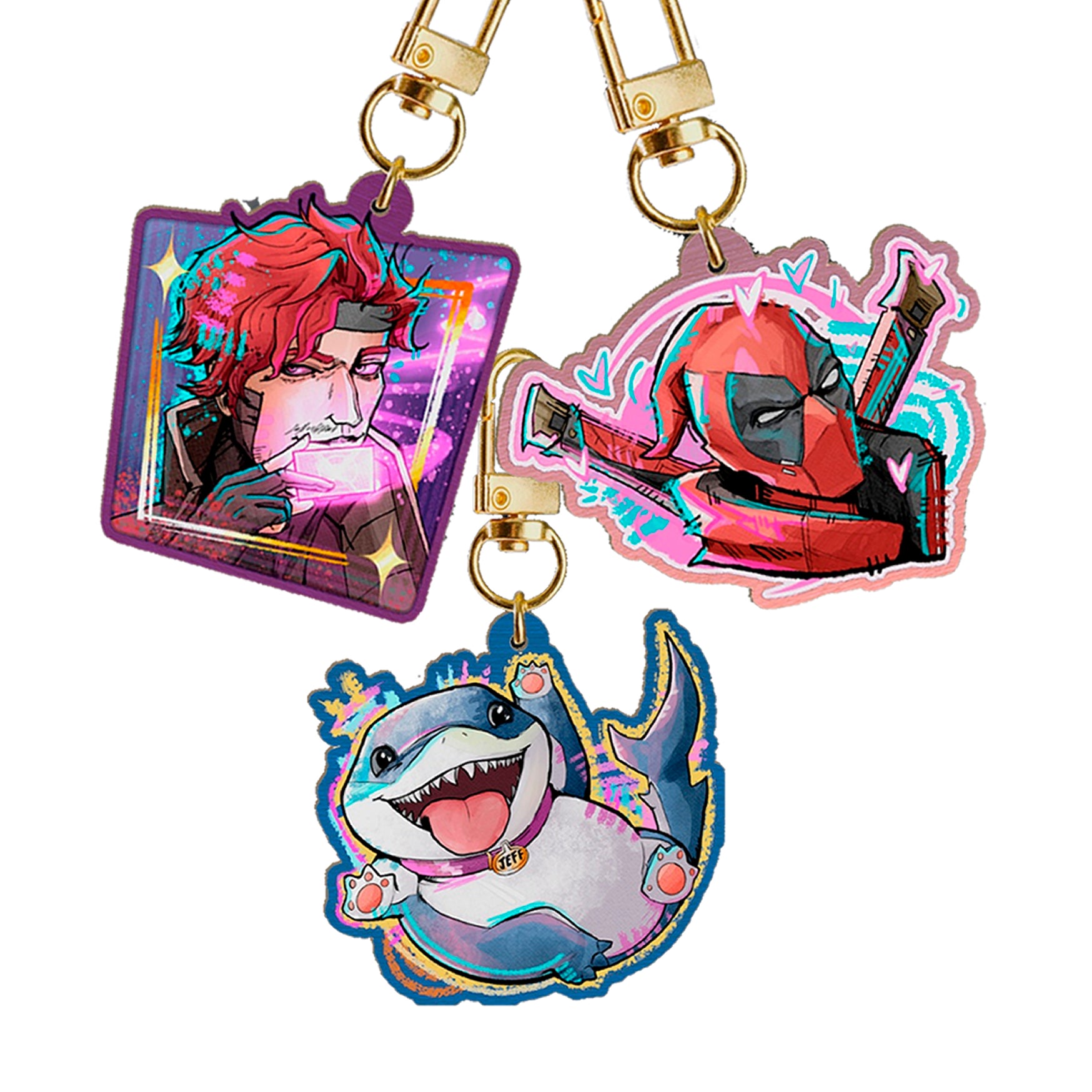 Marvel Rivals Wooden Keychains