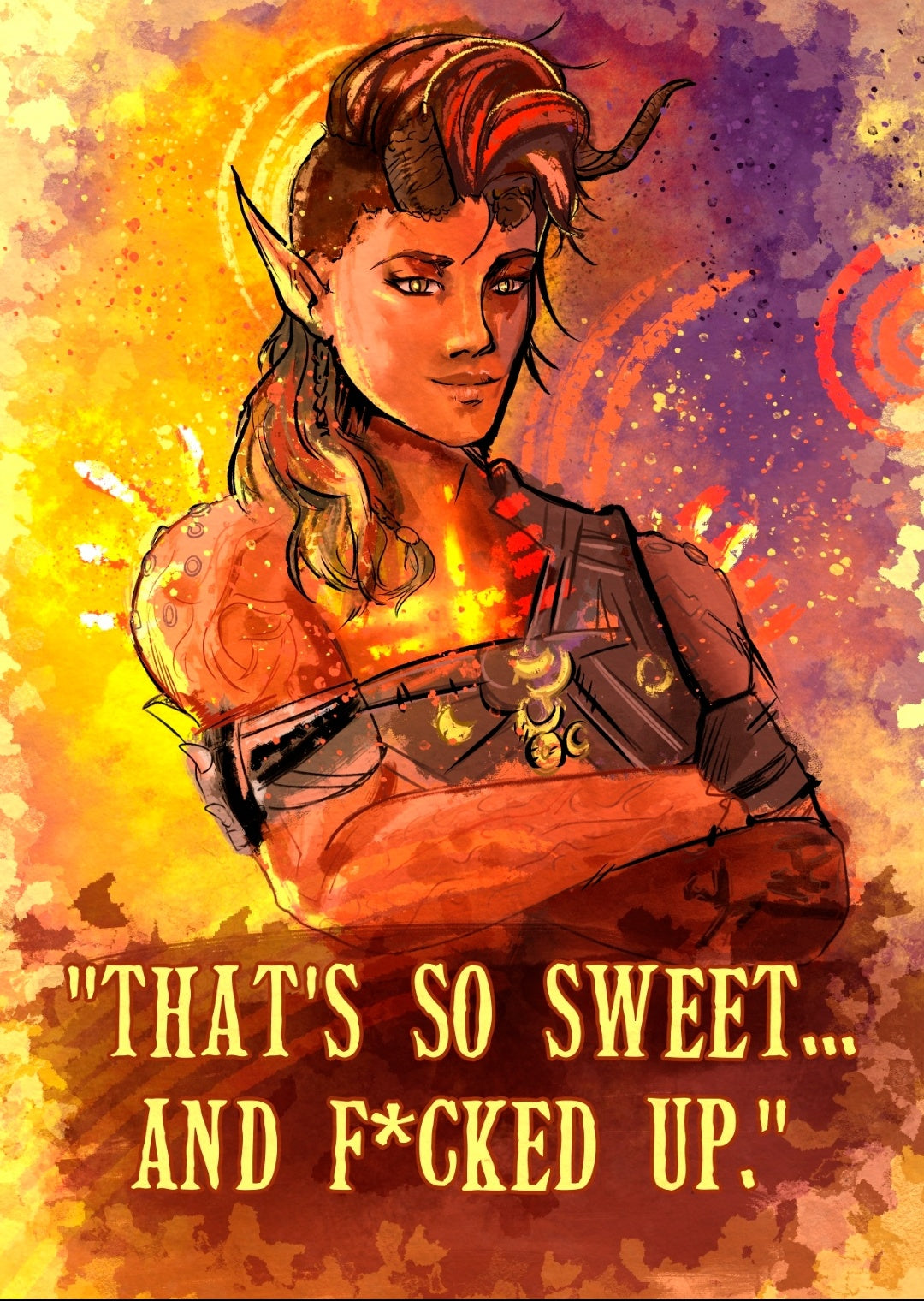 BG3 Art Print | Karlach