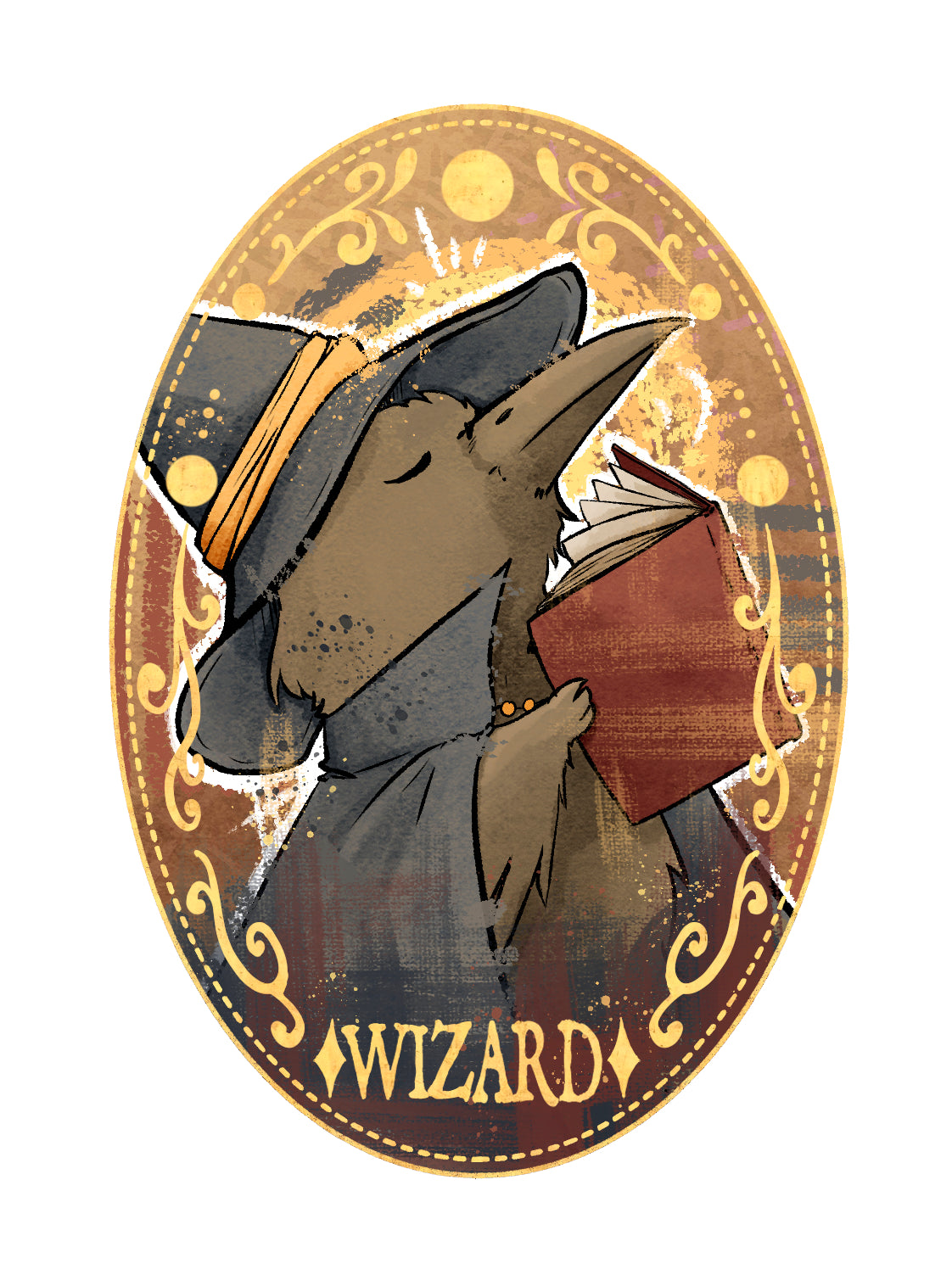 DND Class Crows Wooden Pins