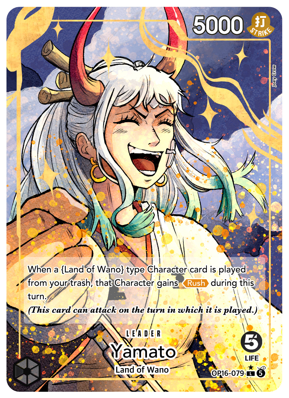 One Piece TCG Original Alt Art Leader cards