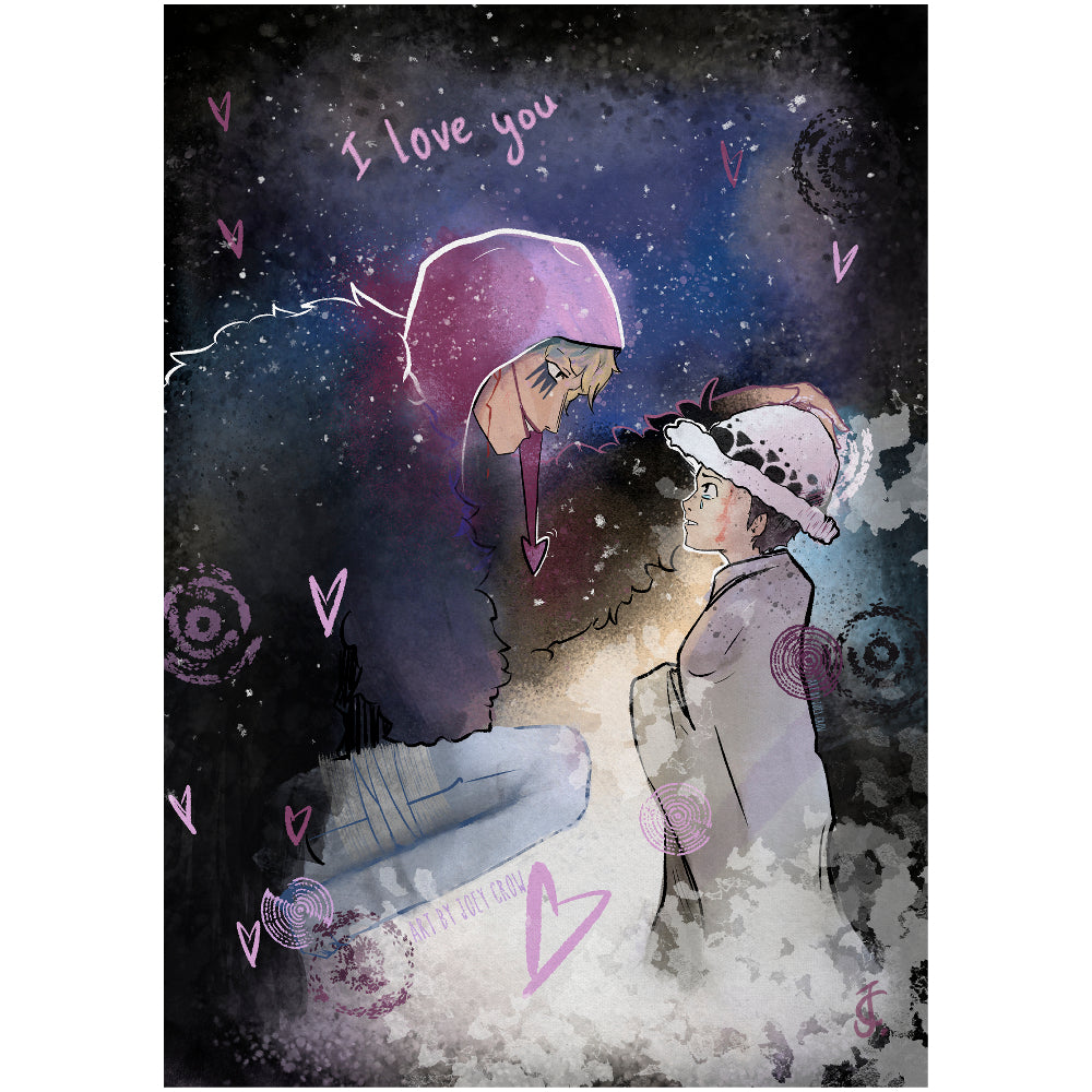 One Piece Art Print | Corazon and Law