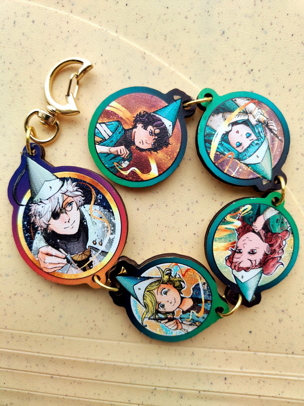 Witch Hat Atelier Connection Wooden Keychain
