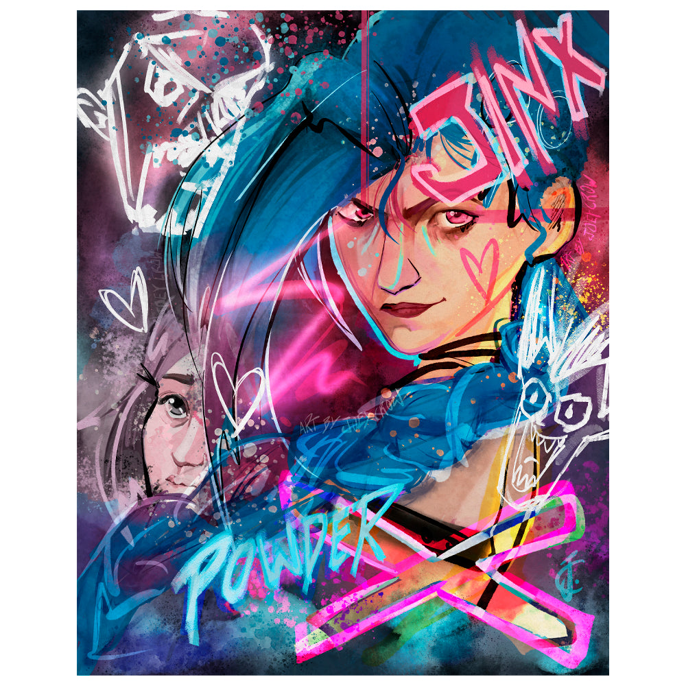 Arcane Fan Art Jinx/Powder Print
