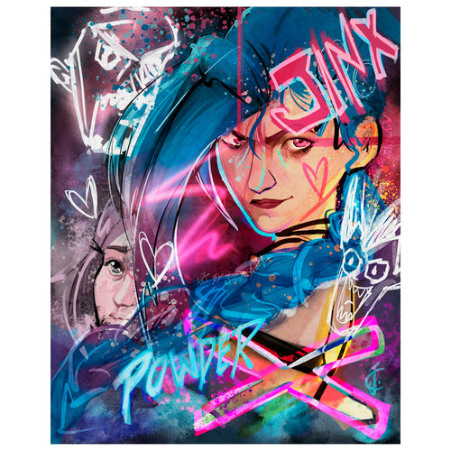 Arcane Fan Art Jinx/Powder Print