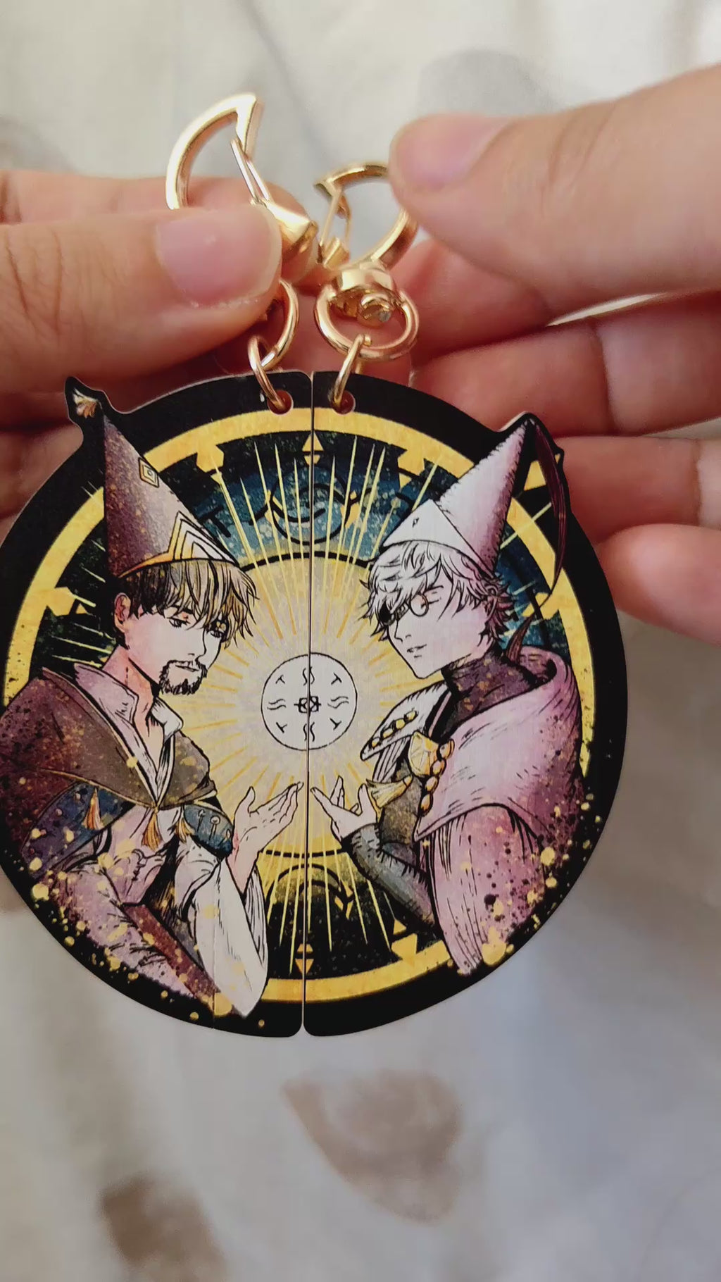 Witch Hat Atelier Magnetic Wooden Keychain