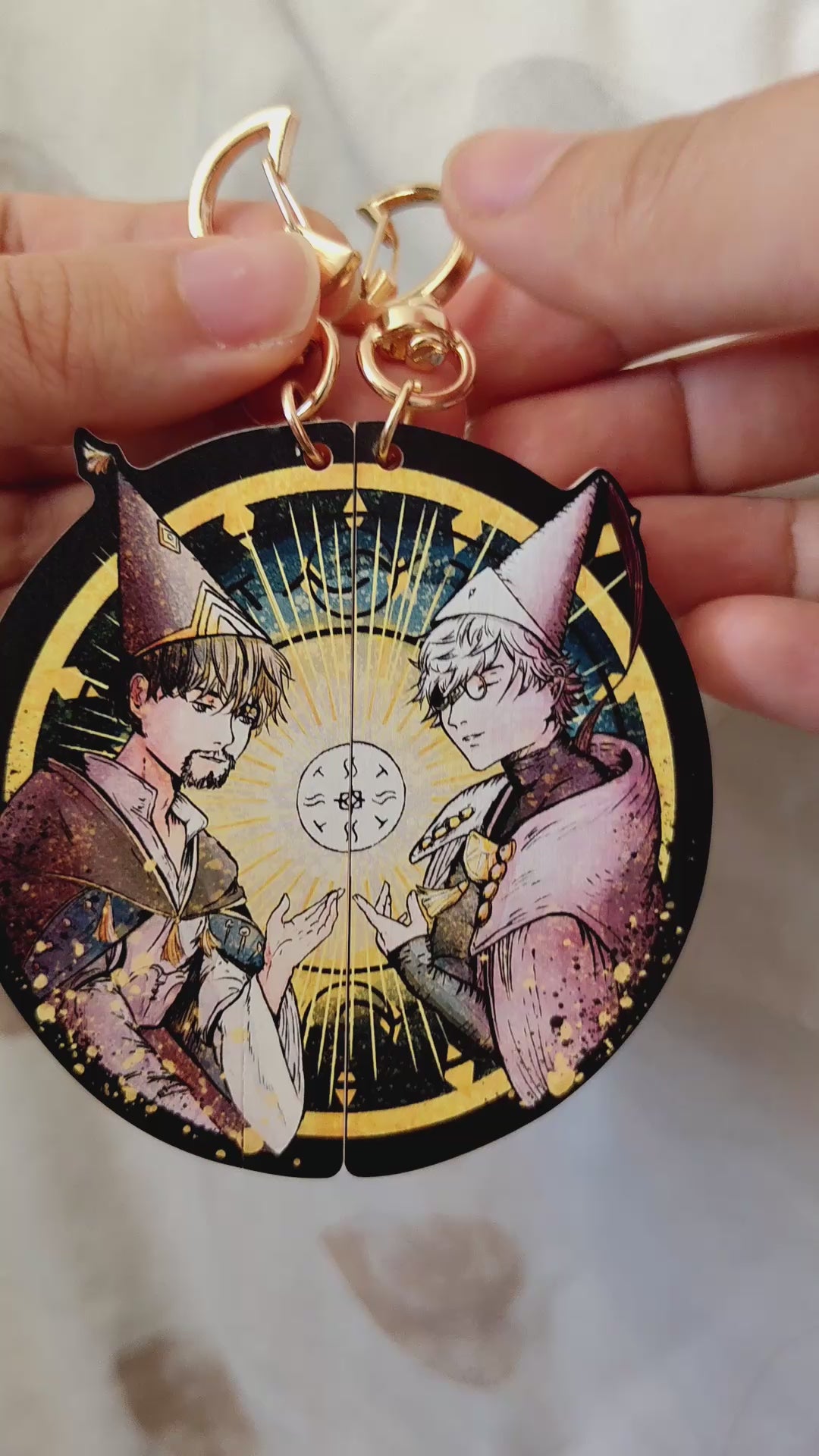 Witch Hat Atelier Magnetic Wooden Keychain